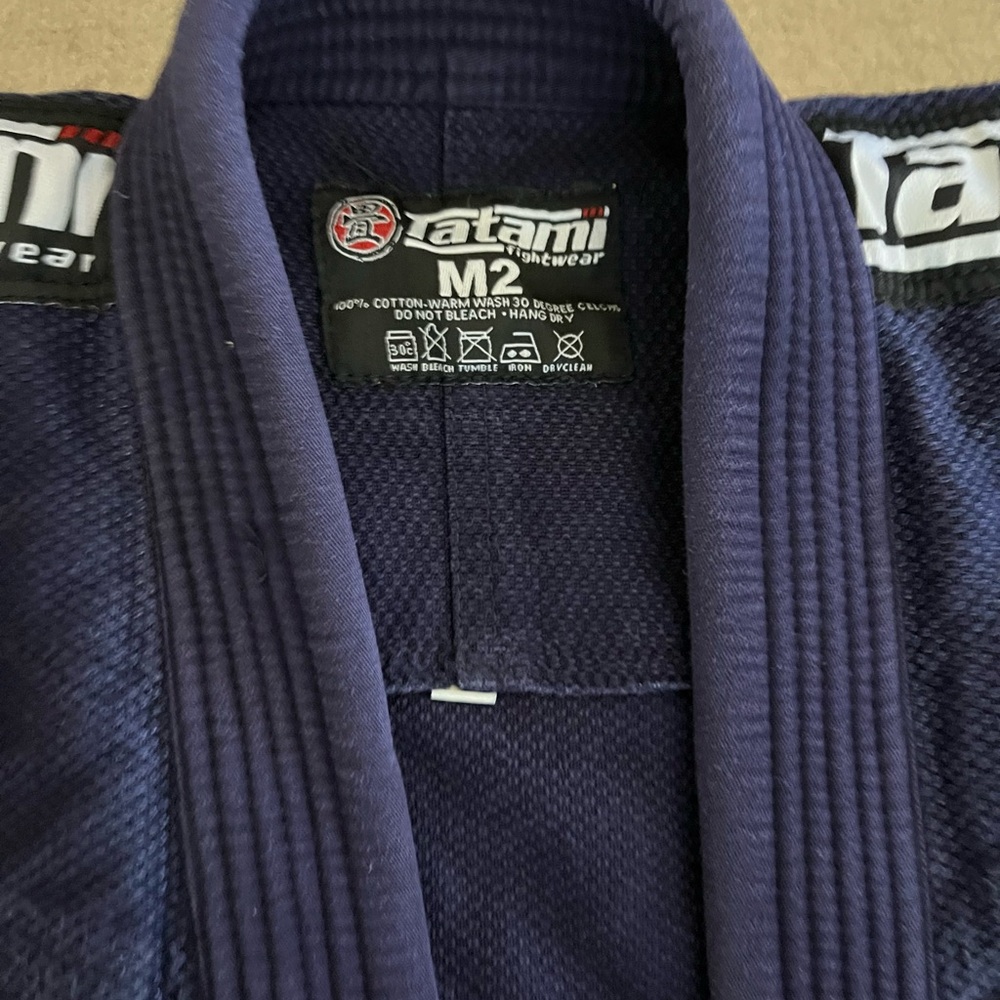 Tatami Kid’s Navy Blue Jiu-Jitsu Gi for boy or girl size M2 - Picture 2 of 4